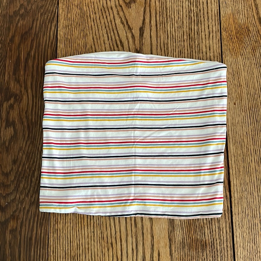 AE Striped Tube Top Small